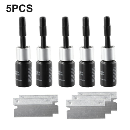 5PCS Universal Automotive Glass Nano Repair Fluid Kit - Restore Your Car Windshield Like New!