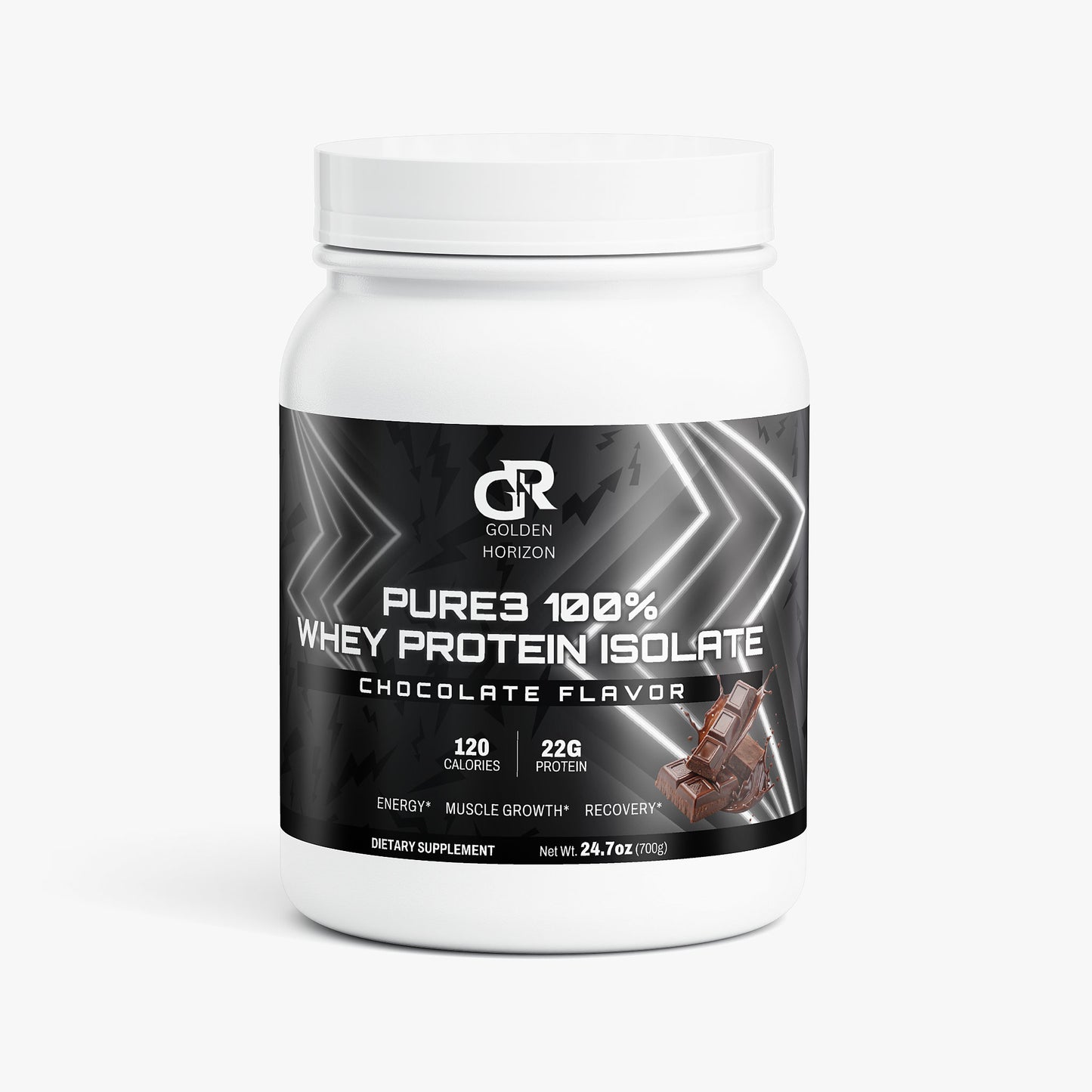 Pure3 100% Whey Protein Isolate (Chocolate)