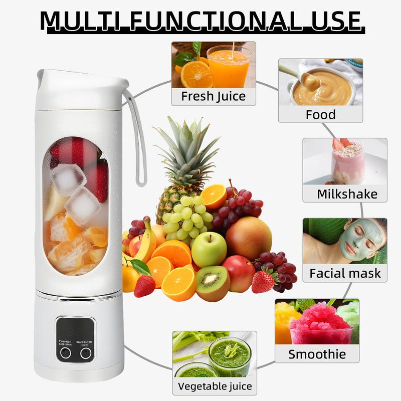 Digital Juicer Blender - Smart LED Display, Diet-Friendly，Leak Proof Design， Healthy Lifestyle