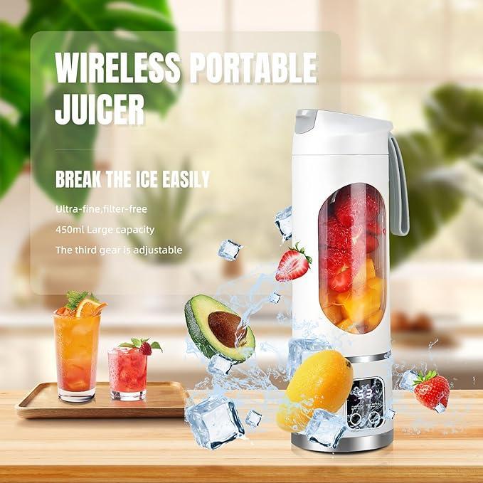 Digital Juicer Blender - Smart LED Display, Diet-Friendly，Leak Proof Design， Healthy Lifestyle
